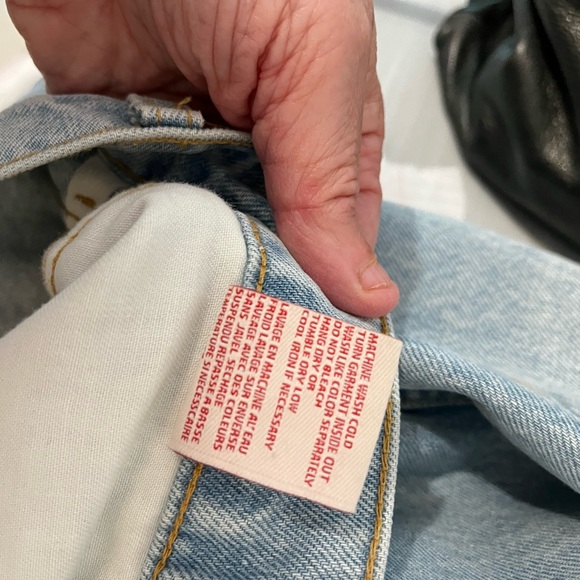 Revise button fly blue jeans - Picture 7 of 11